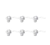 ZYFHYU Air Valve Nozzle for Inflatable Boat Rubber Kayak Tender Raft Mattress Airbed Air Valve Replacement Parts for Kayak, Dinghy, Airbeds(6PCS)