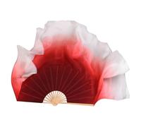 ZYFHYU Big Size Dance Fan 86cm Gradient Bamboo Folding Veil Hand Paint Bellydance Dancer Show Props for Belly(Color 21,2pcs Right Hand)
