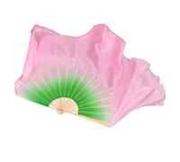 ZYFHYU Big Size Dance Fan 86cm Gradient Bamboo Folding Veil Hand Paint Bellydance Dancer Show Props for Belly(Color 3,2pcs Right Hand)