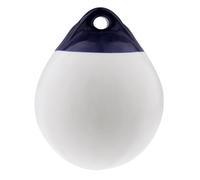 ZYFHYU Boat Fender Ball Round Anchor Buoy Dock Bumper Ball Inflatable Protection Marine Mooring Buoy For Yacht Fender for Pontoon Boat, Yacht, Sailboat, Speedboat(White)