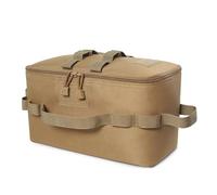ZYFHYU Outdoor Camping Gas Tank Storage Bag Large Capacity Ground Nail Tool Bag Gas Canister Picnic Cookware Utensils Kit Bag for Camping(Khaki)