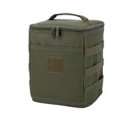 ZYFHYU Outdoor Camping Gas Tank Storage Bag Picnic Utensils Organizer Large Capacity Ground Nail Tool Bag Cooking Stove Storage Case for Camping(A Green)