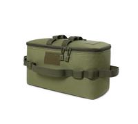 ZYFHYU Outdoor Camping Gas Tank Storage Bag Picnic Utensils Organizer Large Capacity Ground Nail Tool Bag Cooking Stove Storage Case for Camping(B Green)