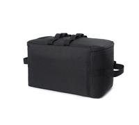 ZYFHYU Outdoor Camping Gas Tank Storage Bag Picnic Utensils Organizer Large Capacity Ground Nail Tool Bag Cooking Stove Storage Case for Camping(B Black)