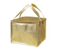 ZYFHYU Pizza Food Delivery Bag Reusable Insulated Thermal Storage Holder Camping Warmer Cold Thermal Bag for Hot and Cold Meal for Food & Grocery Delivery Bag Hold(Gold 260x260x200mm)
