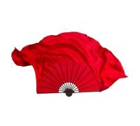 ZYFHYU Short Fan Veil Dual Layers Double Fan Pairs(1L+1R) Women Belly Dance Dance Gradient Fan Props for Belly(Color 7,1pcs right 1pcs left)