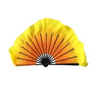 ZYFHYU Short Fan Veil Dual Layers Double Fan Pairs(1L+1R) Women Belly Dance Dance Gradient Fan Props for Belly(Color 6,2pcs right hand)