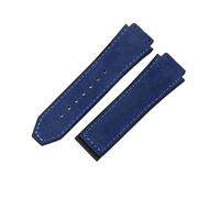 ZYFHYU Soft Comfortable Frosting Cowhide Watch Strap for Classic 19mm Rubber Underskin Wristband Replacement for Men Women for Men Women(Sky Blue-No buckle)