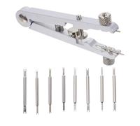 ZYFHYU Spring Bar Pliers 1 Set Watch Tool Spring Bar Plier Kit Durable Steel Practical Lightweight Portable Lug Fork Heads