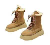 ZYFHYU Winter Shoes Women Snow Boots Thick Sole 5cm Non-slip Women Ankle Boots Ladies Winter Botas Warm for Girls(7)