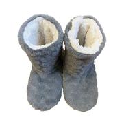 ZYFHYU Winter Women Slippers Shoes Winter Couple Floor Socks Adult Non-Slip Thickening Velvet Indoor Dance High-Tube Slippers for Women(Dark grey,38-40)