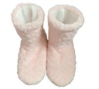 ZYFHYU Winter Women Slippers Shoes Winter Couple Floor Socks Adult Non-Slip Thickening Velvet Indoor Dance High-Tube Slippers for Women(Pink,35-37)