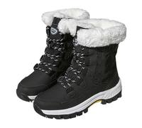 ZYFHYU Women Classic Snow Boots Winter Warm Shoes Platform Shoes Womens Boots Ankle Booties for Girls(Black,9)
