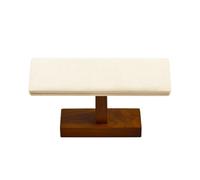 ZYFHYU Wooden Jewelry Display Stand Tray Solid Wood T Bar Necklace Bracelet Holder Necklace Stand Wooden Jewelry Display Tray Set for Home(SM12201)