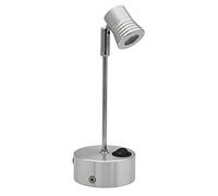 ZYFSHA 3W LED Desk Lights Can Flat and Wall Mounted Reading Lamp,Rechargeable Portable Computer Desk Book Light, for Bedside lamp Nigh Lights (3000K,Silver) lofty ambition