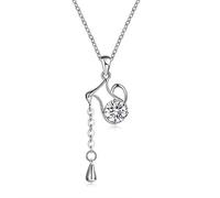 ZYFSHA 925 Sterling Silver Libra Zodiac Sign Astrology Necklace Constellation Necklace & Pendant Women Fine Jewelry Accessories