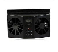 ZYFSHA Air Cooler Evaporative Car Cool Cooler Fan,Ventilation Exhaust Solar & Battery Powered, Auto Front/Rear Window Air Conditioner Air Vent Exhaust Cooling Fan Radiator