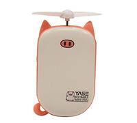 ZYFSHA Handheld Fan,USB Fan,hand Fan,Cartoon Creative Miniature Small Fan Summer Charging Student Dormitory Handheld Portable High Wind Fan/Red