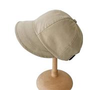 ZYFSHA Hat Female Spring Duck Tongue Hat Show Face Small Sunshade Riding Sun Hat(D)