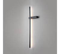 ZYFSHA Matte Black Liner Wall Sconce Minimalist Metal LED Wall Lamp Hardwired Indoor Long Wall Mount Light 23"/31"/39" Aluminum Creative Wall Lighting Fixture for Hallway Bedroom Bedside