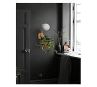 ZYFSHA Modern Simple - - Wall Lamp Studio Balcony Bedroom Warm Bedside Macaron Ball Lamp Plant Wall Lamp LED Wall Lighting Lofty Ambition