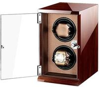ZYFSHA Watch Winder Box with 2 Winder Positions, Manual 5-Speed Mode Wood Shell Piano Paint beautiful scenery
