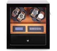 ZYFSHA Watches Automatic Watch Winder Box For 4 Watches + 5 Storage Position, Watch Winder LCD Digital Display Quiet Engine, With Drawer beautiful scenery