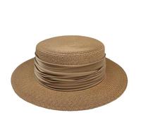 ZYFSHA Women's Sun Hat Classic Flat Beach Hat Sun Protection Cowboy Hat Packable Wide Brim