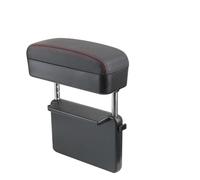 Zyfto Car Armrest Storage Box Auto for Seat Gap Organizer Car Armrest Box Center Console Arm Rest Styling Elbow Support Adjustable(Red line)
