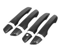 Zyfto Car Door Handle Car Exterior Door Handle for Civic 10th Gen 2016-2021 Carbon Fiber Style Black Moulding Cover Trim W/Keyless(Carbon)