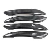 Zyfto Car Door Handle Outer Door Handle 4PCS for Hyundai for Elantra 2021 Auto Exterior Side Cover Trim ABS