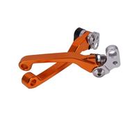 Zyfto Motorcycle Clutch and Brake Lever Set Brake Levers Motorcycle Left Right Adjustable Pivot Clutch for Light Bee S X for Segway(Orange)