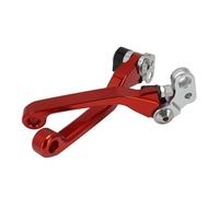 Zyfto Motorcycle Clutch and Brake Lever Set Brake Levers Motorcycle Left Right Adjustable Pivot Clutch for Light Bee S X for Segway(Red)