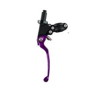 Zyfto Motorcycle Clutch and Brake Lever Set Motorcycle 22mm Accelerator Throttle Twist Grips Handlebar Dirt for Pit Bike Clutch Brake Handle(Purple)