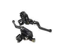 Zyfto Motorcycle Clutch and Brake Lever Set Universal 7/8" 22mm CNC Motorcycle Brake Clutch Levers for Honda for Yamaha(Black)