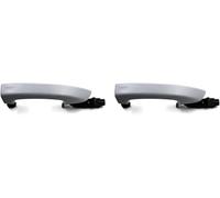 ZYftoi Automotive Exterior Door Handles Car Exterior Door Handle for vw for Touareg 2011-2017 V6 Hybrid NF Right Side Direct Replacement 2X Sliding Outer