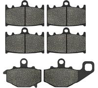 ZYftoi Motorbike Brake Pads For Kawasaki ZR400 For Zephyr ZR 400 N ZZR400 ZZR600 ZZR 600(Front and rear)