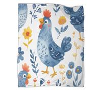 ZYGAOKDD Blanket 3D Chick Pattern Fleece Throw Blanket for Sofa Couch Bed Decor Plush Blanket Warm Fuzzy Blanket 80x90inch(200x230cm)