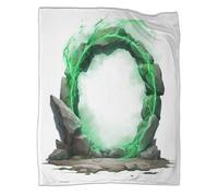 ZYGAOKDD Fantasy Portal 3D Print Blanket Oversized Warm Adult Super Soft Blanket With Soft Flannel For Adults & Kids 80x90inch(200x230cm)