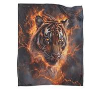 ZYGAOKDD Tiger Blanket,3D Printed Fleece Throw Flannel Blanket,Super Soft Cozy Fuzzy Warm Throws,for Winter Nap Blanket, Couch And Plush House Warming Decor Gift Idea 80x90inch(200x230cm)