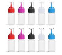 Zyghjort 10PCS Squeeze Writer Bottles 30ml Plastic Icing Bottles for Cake