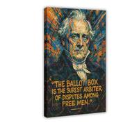 ZYGNBHL 15th U.S. President James_Buchanan's Quote Poster for Room Aesthetics Canvas Wall Art Poster And Print Frame 20x30inch