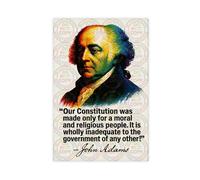 ZYGNBHL 2nd U.S. President John_Adams's Quote Canvas Wall Art Print Poster For Home School Office Decor Unframe 20x30inch