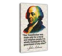 ZYGNBHL 2nd U.S. President John_Adams's Quote Poster for Room Aesthetics Canvas Wall Art Poster And Print Frame 12x18inch