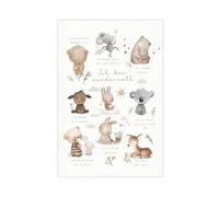 ZYGNBHL Affirmation Mental Health Print Canvas Art Poster And Wall Art Picture Print Modern Family Bedroom Decor Unframe 12x18inch