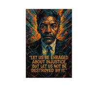 ZYGNBHL Civil Rights Activist Bayard_Rustin Inspirational Quote Canvas Posters Wall Art Bedroom Office Room Decor Gift Unframe 20x30inch