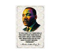 ZYGNBHL Civil Rights Activist Martin_Luther_King, Jr. Quote Poster Bedroom Canvas Decor Sports Landscape Office Room Decor Gift Unframe 20x30inch
