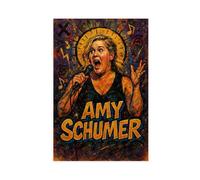 ZYGNBHL Comedian Amy_Schumer Poster for Room Aesthetics Canvas Wall Art Poster And Print Unframe 24x36inch