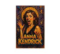 ZYGNBHL Comedian Anna_Kendrick Art Wall Decoration Poster Family Bar Restaurant Garage Cafe Art Sign Gift Unframe 20x30inch