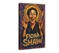 ZYGNBHL Comedian Fiona_Shaw Poster Print for Teen Boys Room Canvas Wall Art Canvas Painting Print Frame 12x18inch